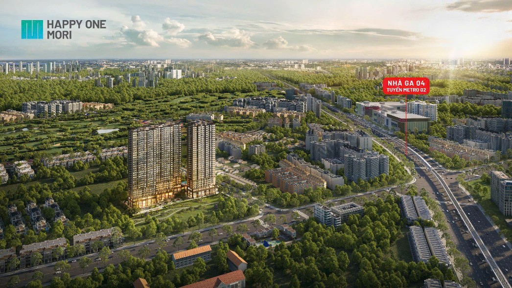Cách nhà ga 04 Metro 02 chỉ vài bước chân, Happy One Mori dẫn sóng Đông Bắc TP.HCM