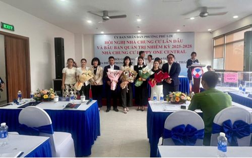 Vạn Xuân Group hoàn thành bầu Ban Quản trị và bàn giao kinh phí bảo trì dự án Happy One Central