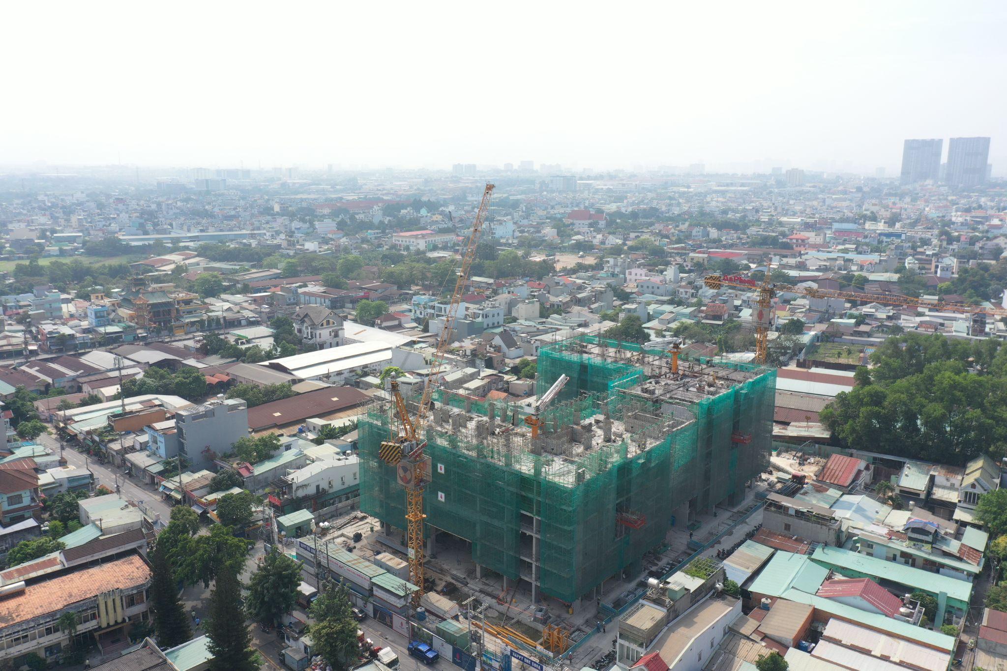 Happy One Sora - Vạn Xuân Group đảm bảo tiến độ, an toàn thi công dự án 