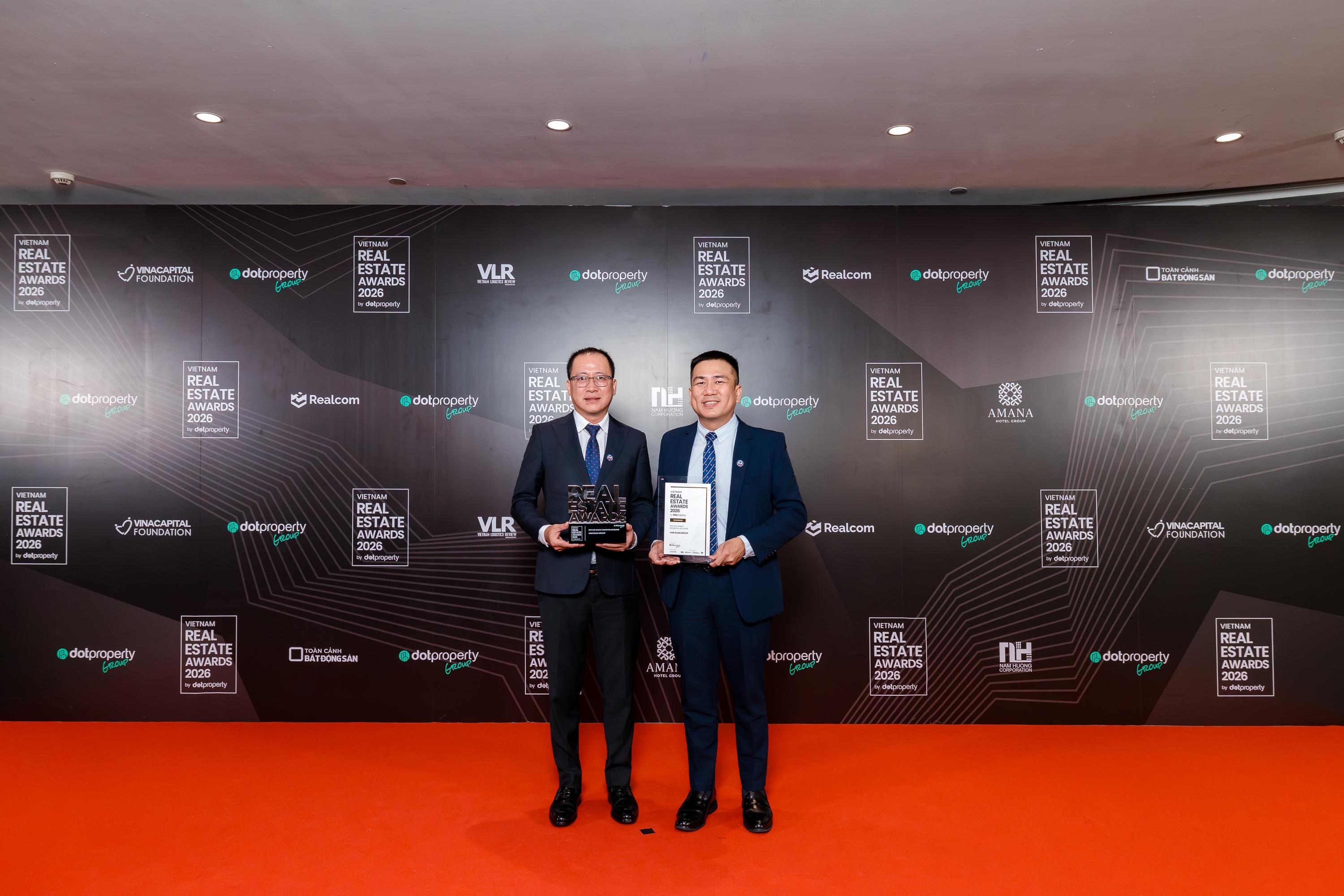 Vạn Xuân Group named Best Mid-Market Residential Developer at Dot Property Vietnam Awards 2026