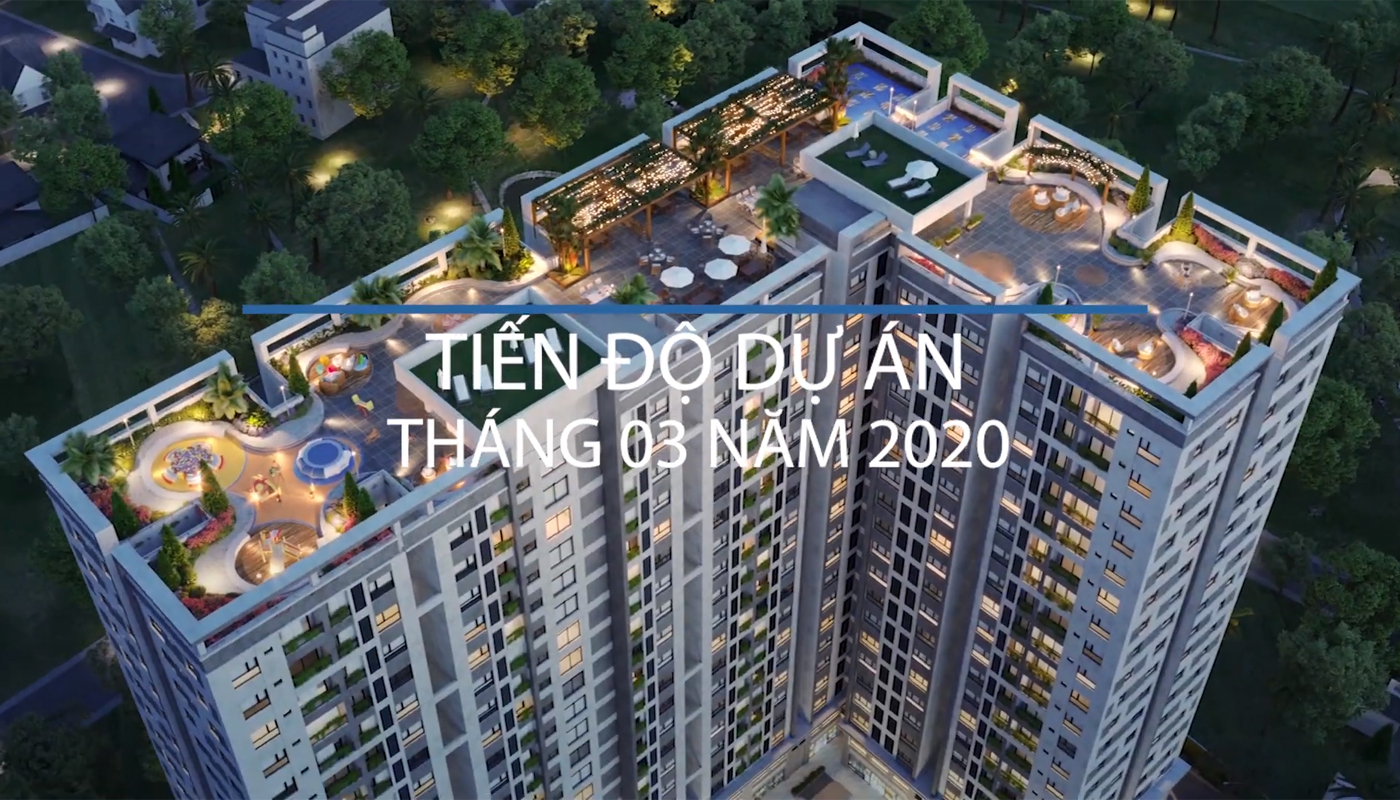 Building progress of HAPPY ONE - Phu Hoa in March 2020